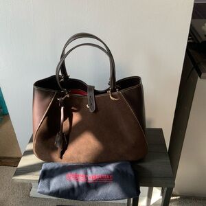 Dooney & Bourke Brown Leather Tote Bag